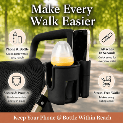 TinyTote™ Stroller Phone & Cup Holder