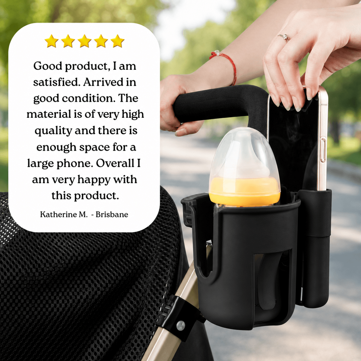 TinyTote™ Stroller Phone & Cup Holder