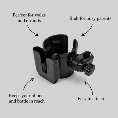 TinyTote™ Stroller Phone & Cup Holder
