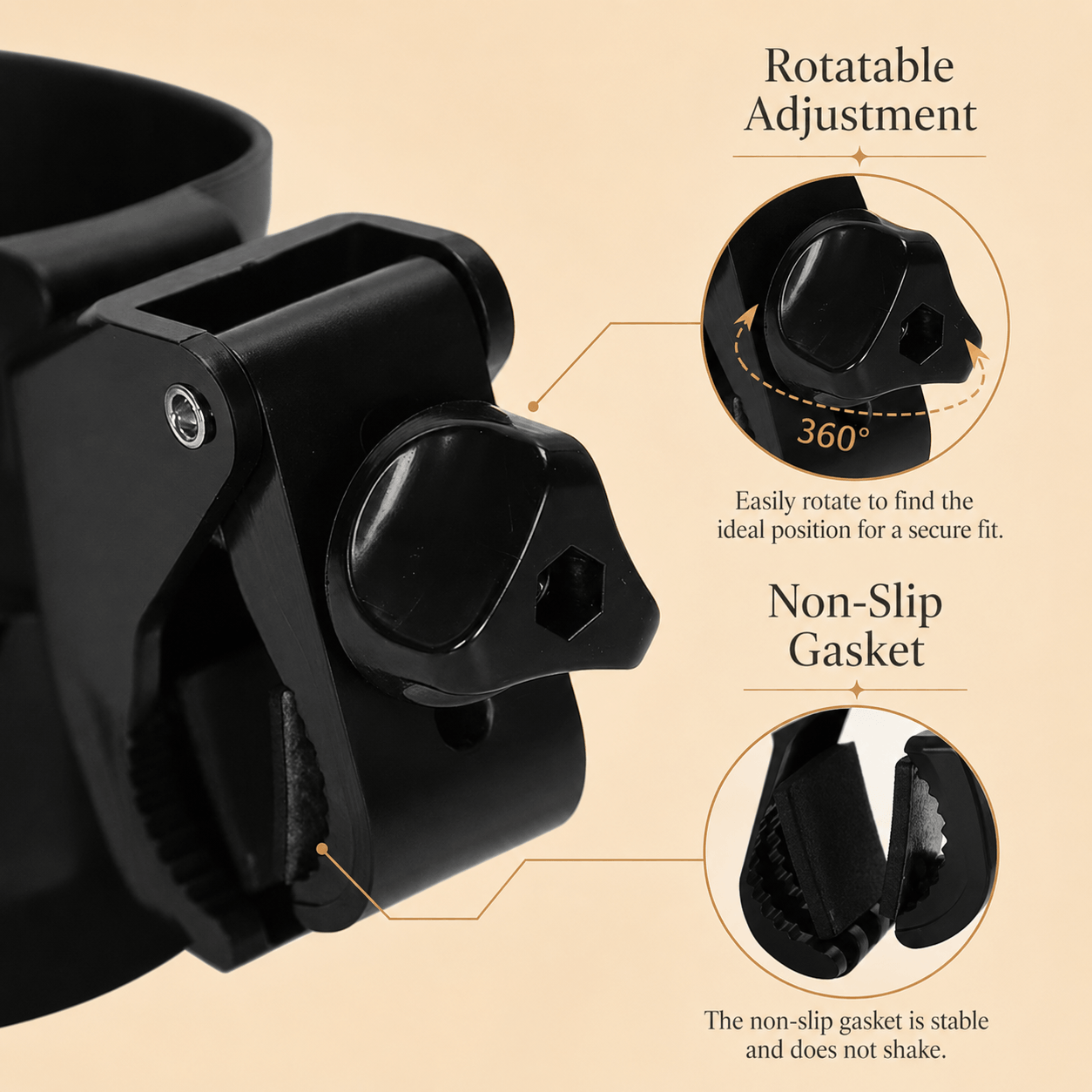 TinyTote™ Stroller Phone & Cup Holder
