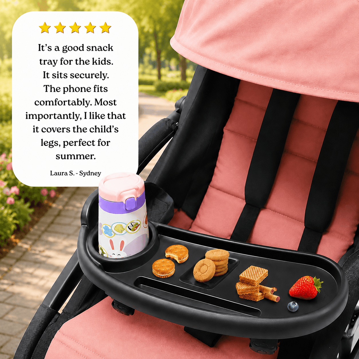 TinyTote™ Stroller Snack Tray
